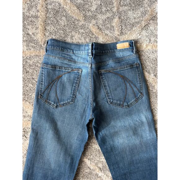 DKNY jeans Times Square Flare cut off regular wash women's size 30 - Picture 10 of 10